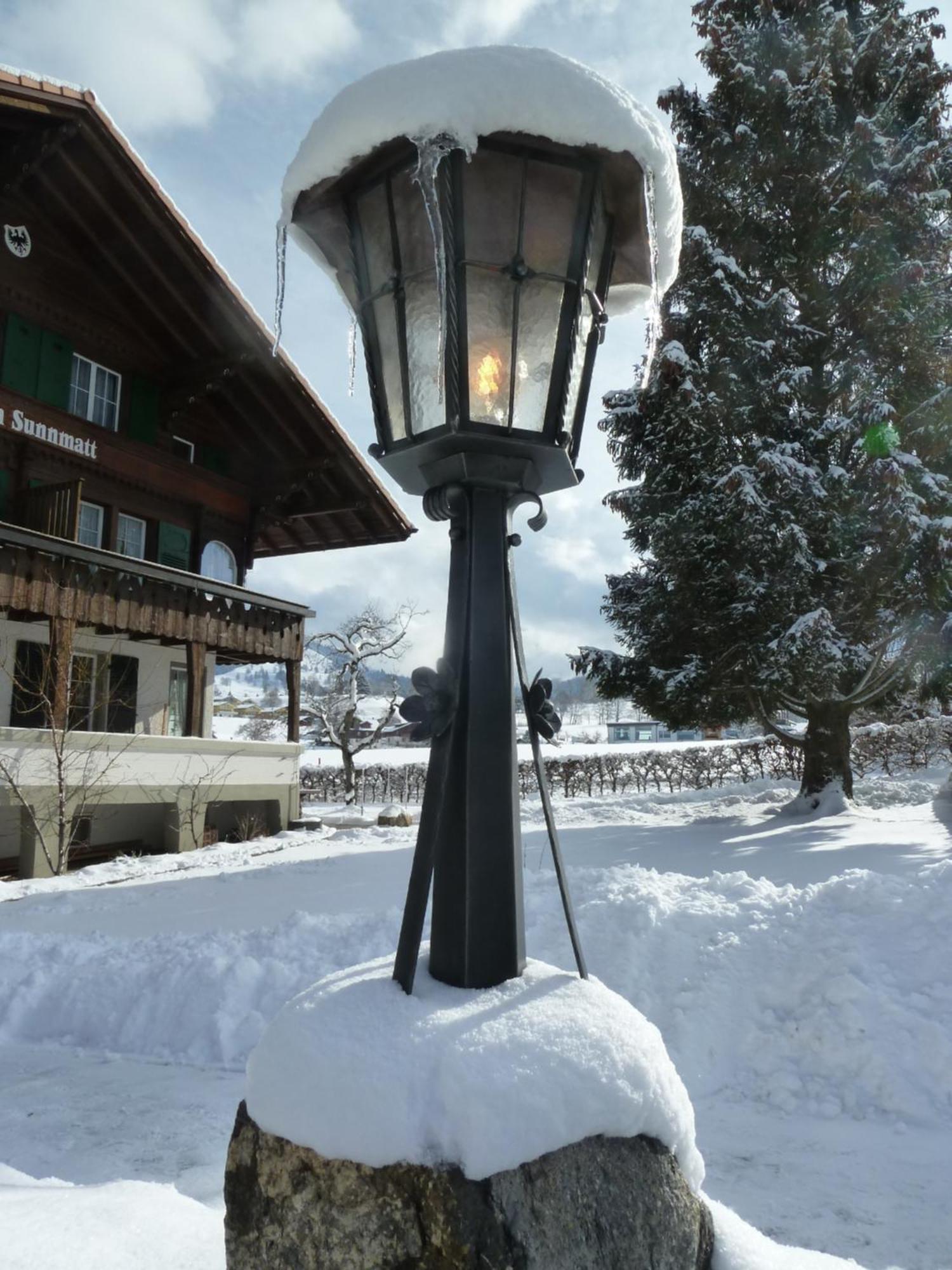 Hotel Restaurant Sunnmatt Aeschi Bei Spiez Exterior photo