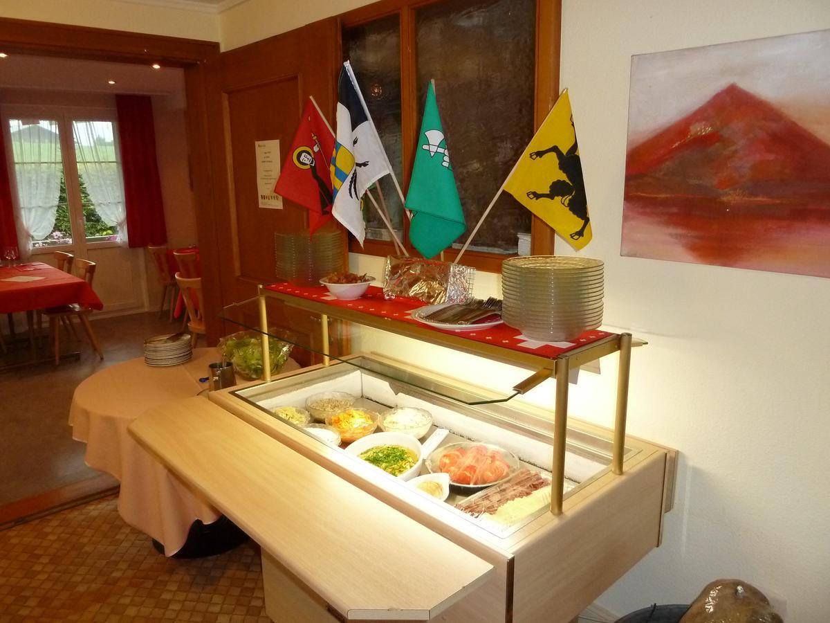 Hotel Restaurant Sunnmatt Aeschi Bei Spiez Exterior photo